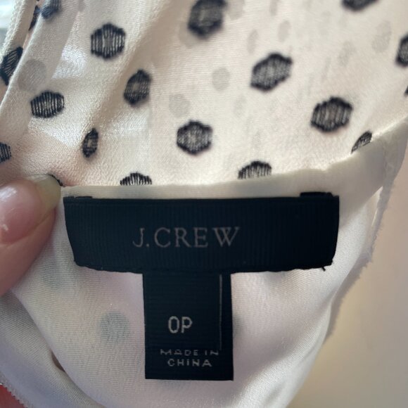 J.Crew Dress with Embroidered Polka Dots / Robe à pois brodés marque J.Crew - Picture 3 of 5
